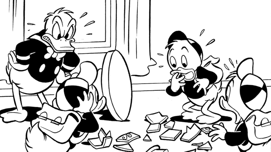 Donald Duck maakproces 2 copyrights Disney