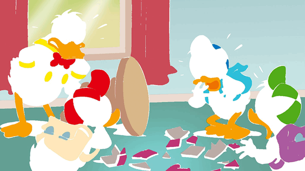 Donald Duck maakproces 3 copyrights Disney