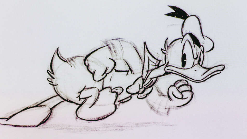 Donald Duck tekenles